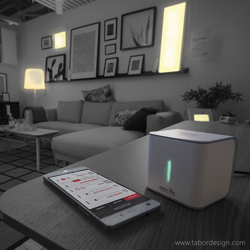 Kontroler EFC-01 użytkowany jako sterownik automatyki domowej.