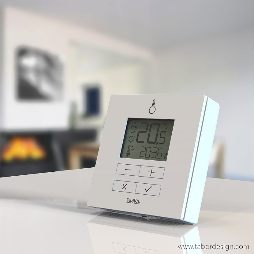 Bezprzewodowe regulatory temperatury. Utrzymują stałą temperaturę w cyklu dobowym, tryb nocny i dzienny.